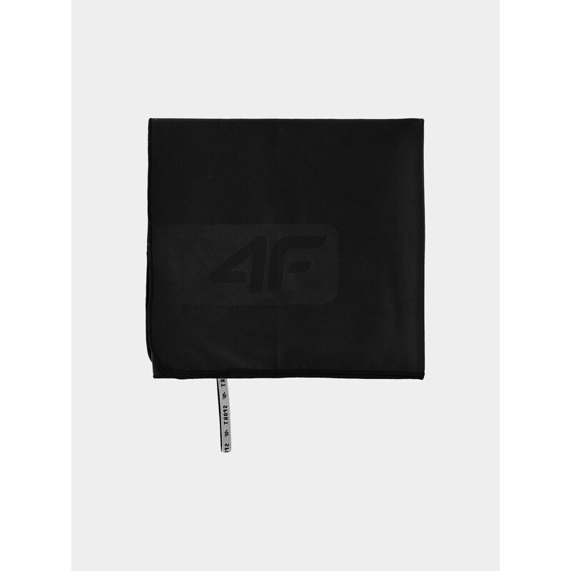 Sportovní rychleschnoucí ručník L (80 x 170 cm) 4F - černý