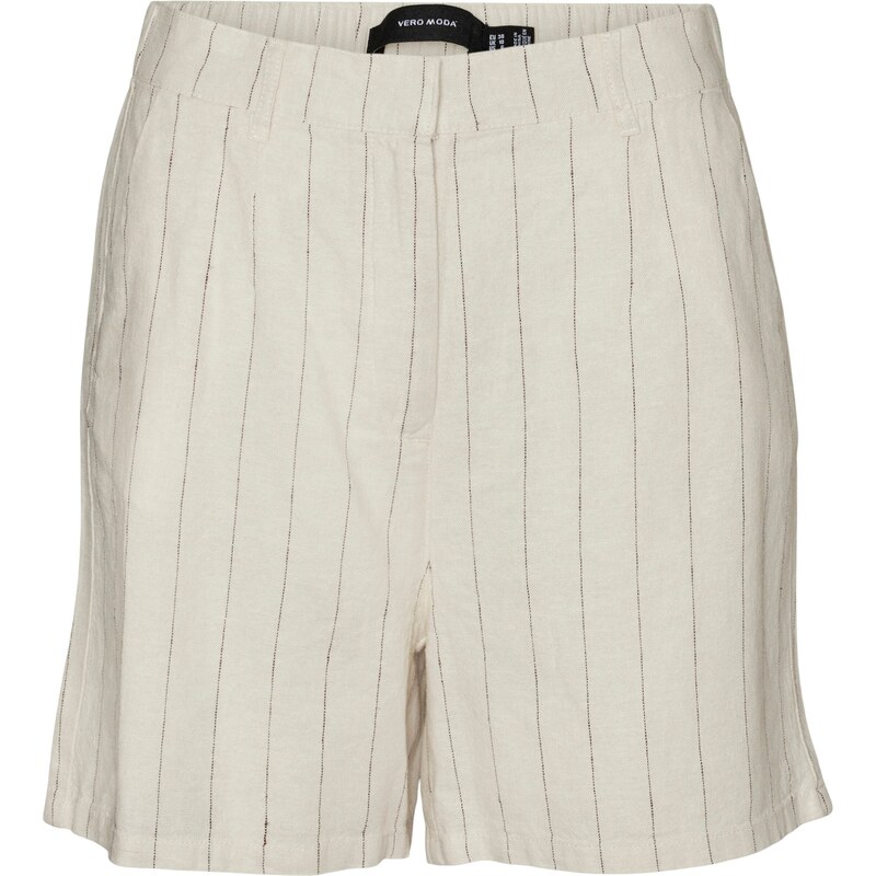 VERO MODA Kalhoty Mindy krémová / černá