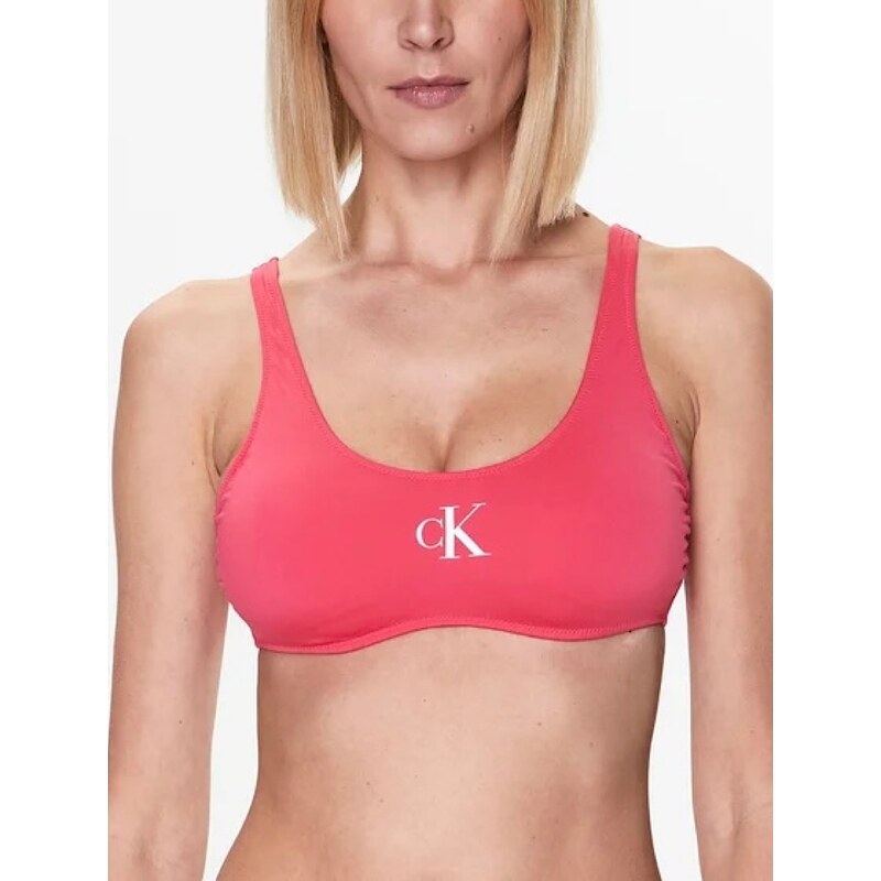 Růžový Vrchní Díl Plavek - Calvin Klein