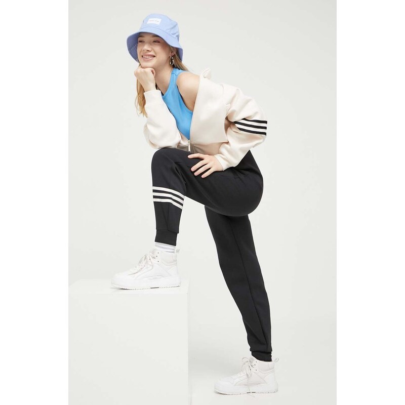 Mikina adidas Originals Neuclassics Tracktop dámská, bílá barva, s aplikací, IB7316-white