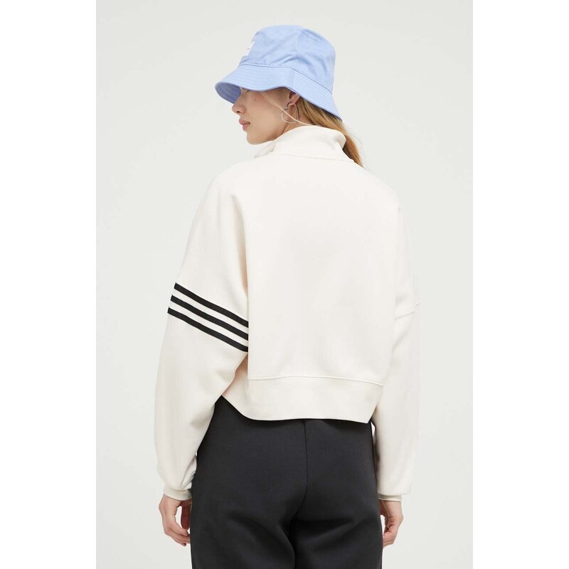 Mikina adidas Originals Neuclassics Tracktop dámská, bílá barva, s aplikací, IB7316-white