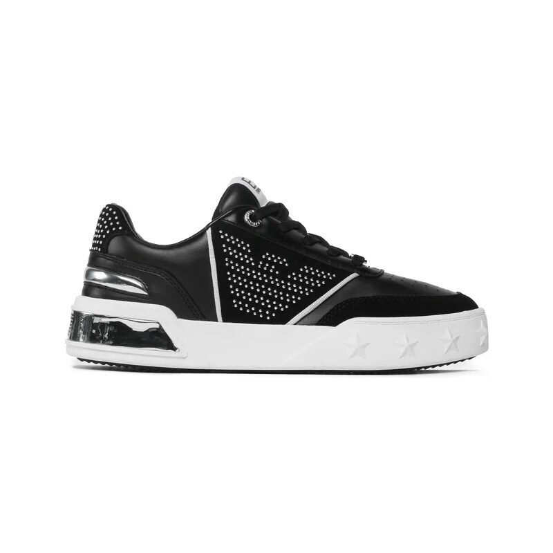 SNEAKER EA7 Emporio Armani BLACK+WHITE+SILVER