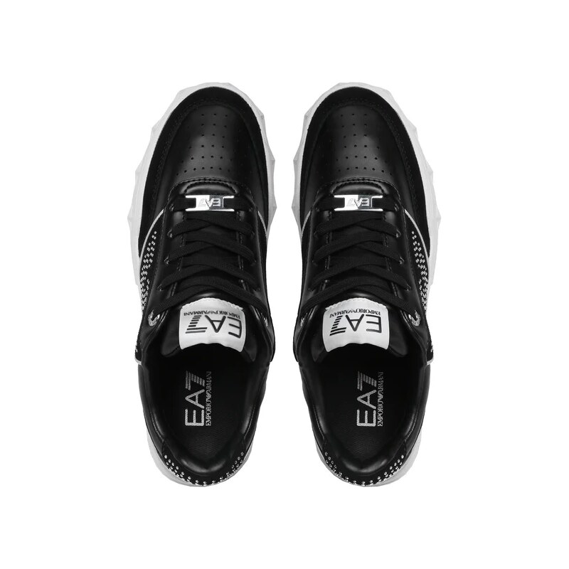 SNEAKER EA7 Emporio Armani BLACK+WHITE+SILVER