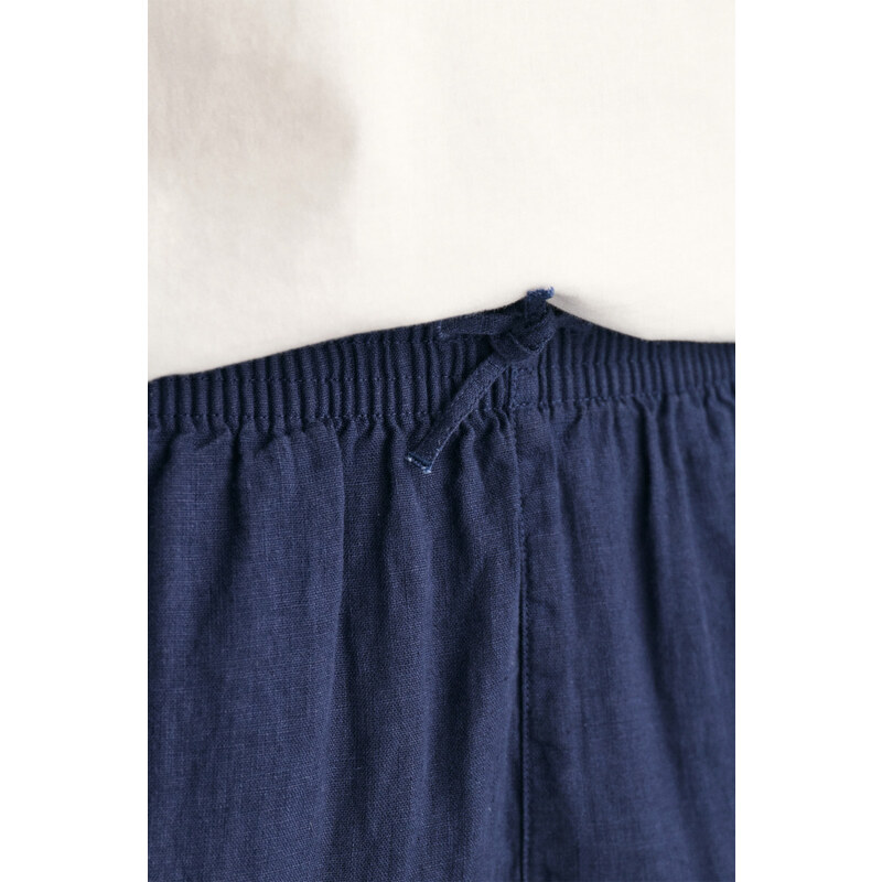 ŠORTKY GANT RELAXED LINEN SHORTS modrá 134/140