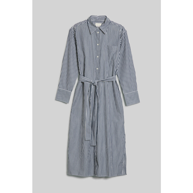 ŠATY GANT REL STRIPED POPLIN SHIRT DRESS modrá 32