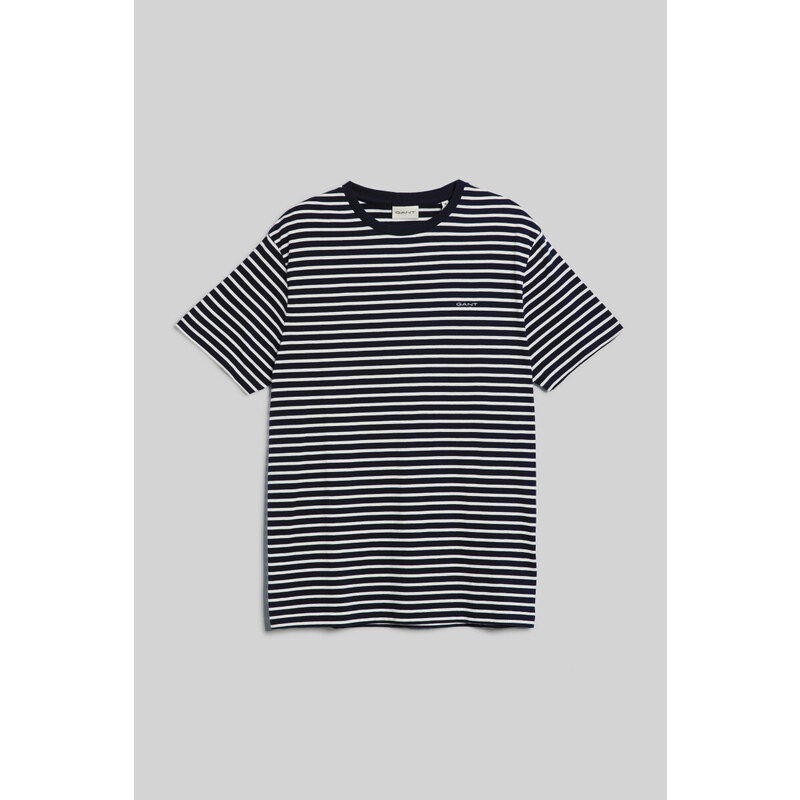 TRIČKO GANT STRIPED T-SHIRT modrá S