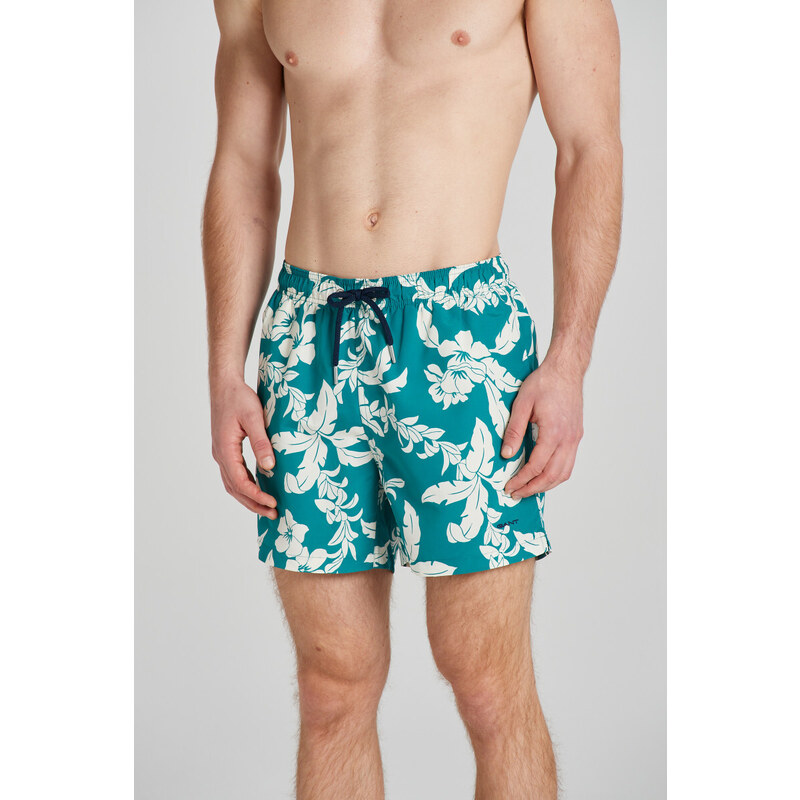 PLAVKY GANT PALM LEI PRINT SWIM SHORTS modrá S