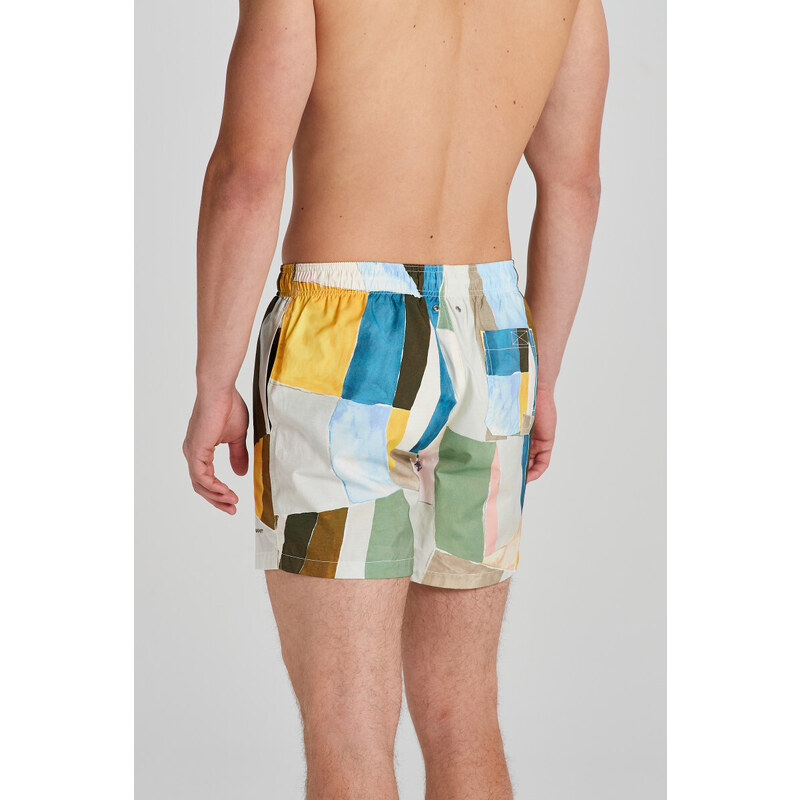 PLAVKY GANT ART PRINT SWIM SHORTS žlutá M