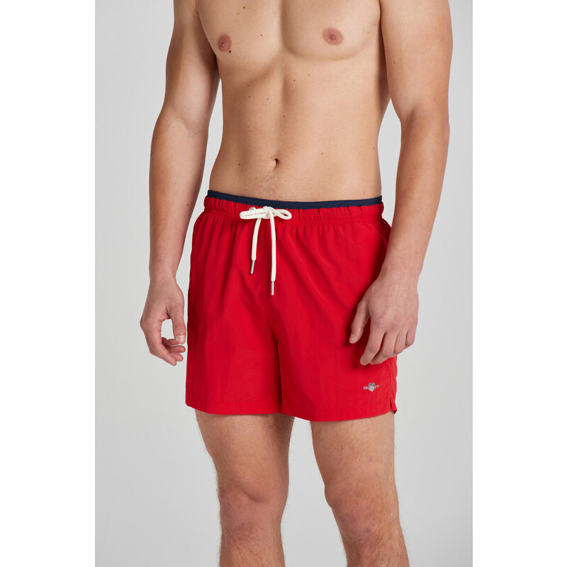 PLAVKY GANT SHIELD SWIM SHORTS BRIGHT RED