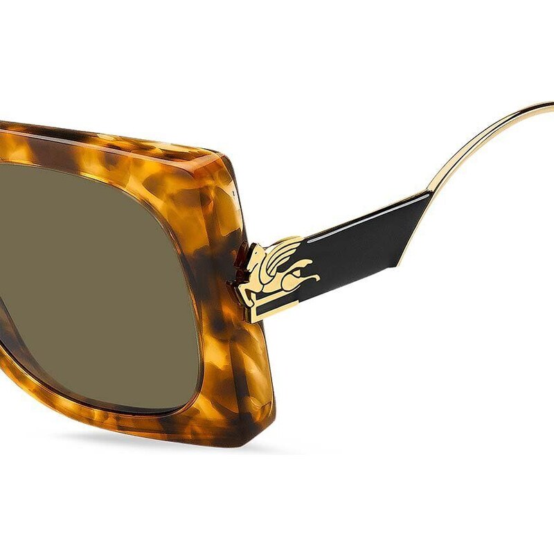 Sluneční brýle Etro dámské, žlutá barva, ETRO 0026/S