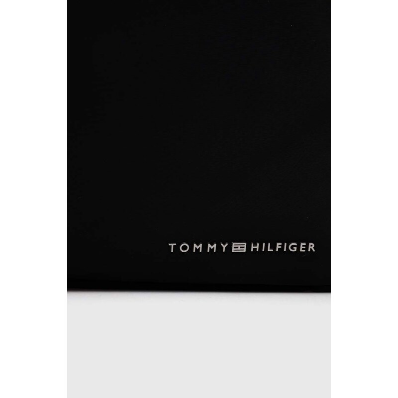 Taška na notebook Tommy Hilfiger černá barva, AM0AM12215