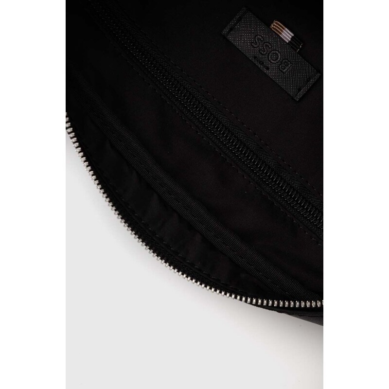 Kožená taška BOSS černá barva, 50516765
