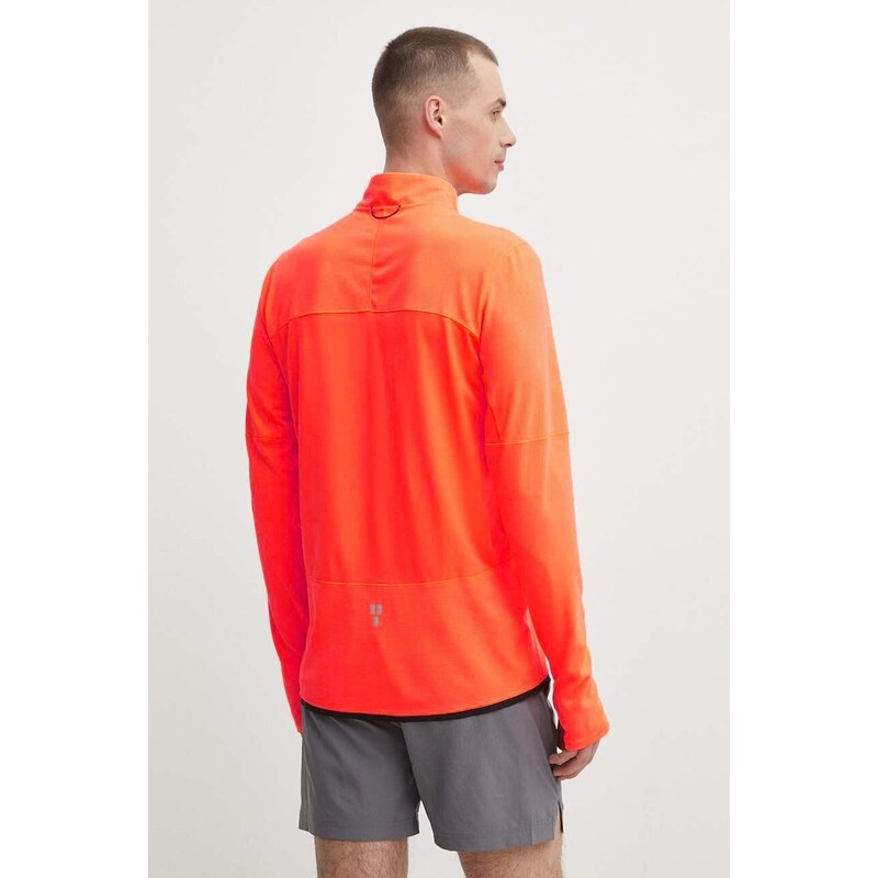 Sportovní tričko s dlouhým rukávem The North Face Sunriser oranžová barva, hladký, NF0A84KRQI41