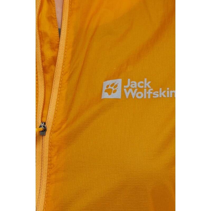 Větrovka Jack Wolfskin Gravex žlutá barva