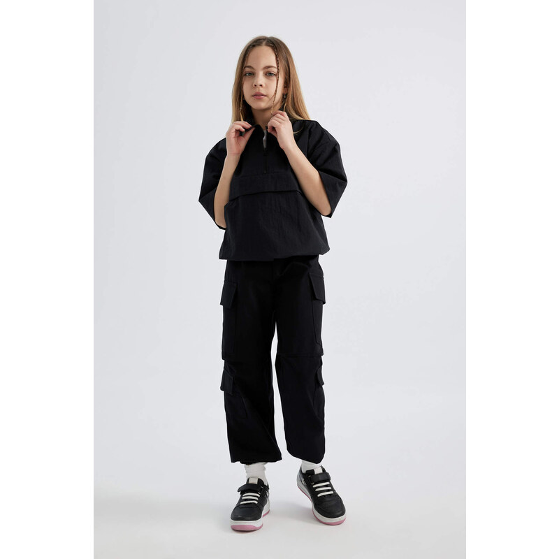 DEFACTO Girl Parachute Cotton Cargo Pants