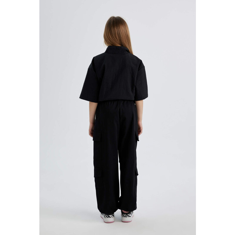 DEFACTO Girl Parachute Cotton Cargo Pants