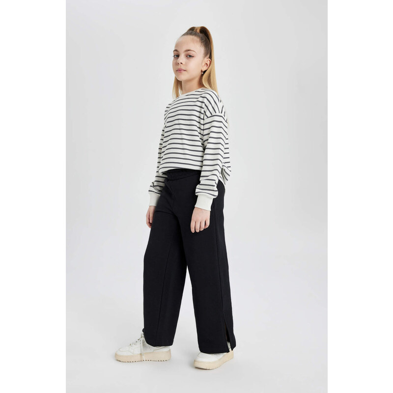 DEFACTO Girl Wide Leg Trousers with Wide Slits