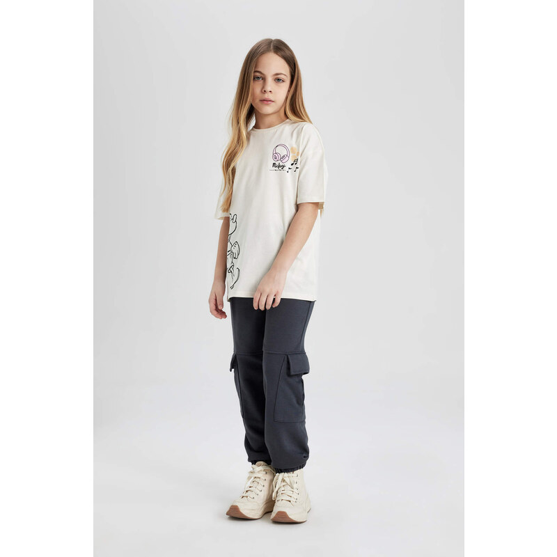 DEFACTO Girl Cargo Jogger Pants