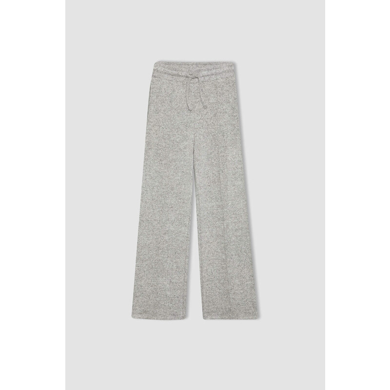 DEFACTO Girl Wide Leg Knitwear Look Trousers