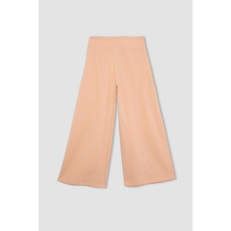 DEFACTO Girl Wide Leg Cotton Trousers