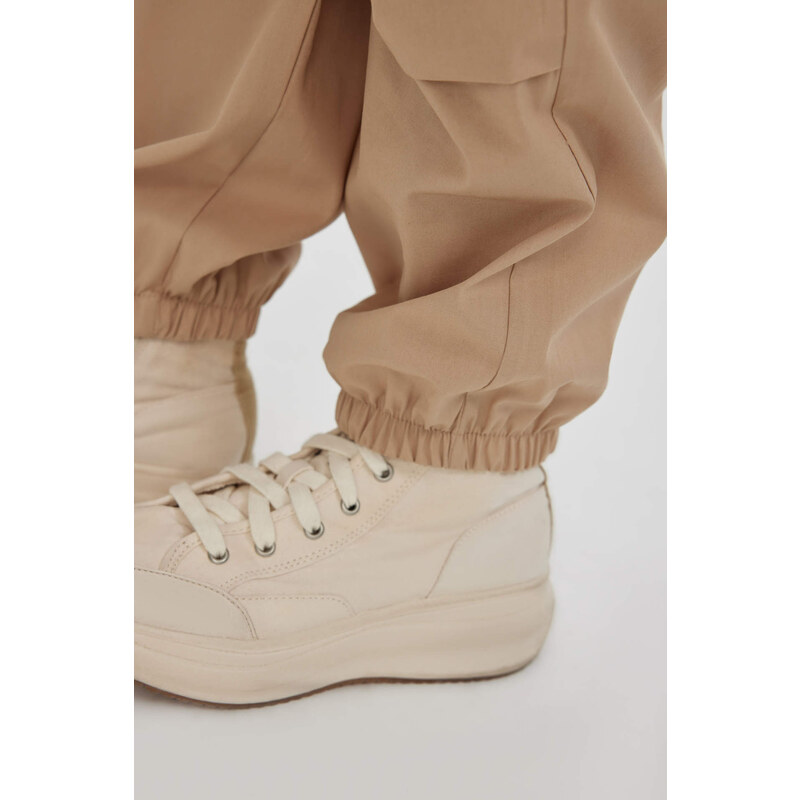 DEFACTO Girl Parachute Cargo Cotton Trousers