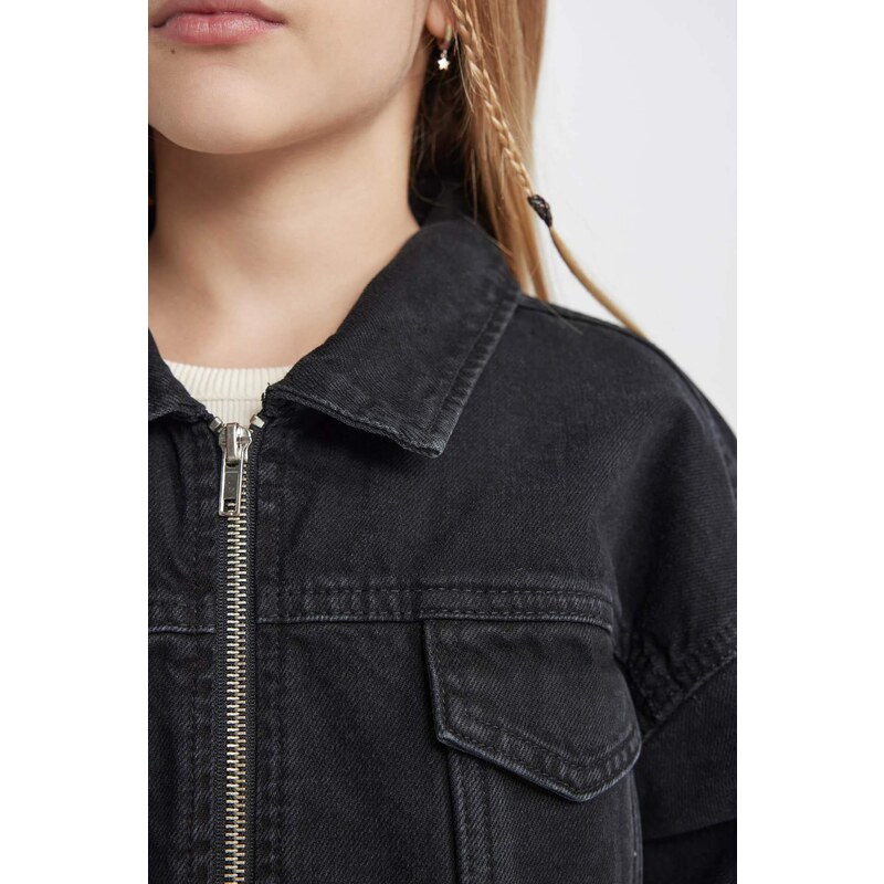 DEFACTO Girl Zippered Jean Jacket