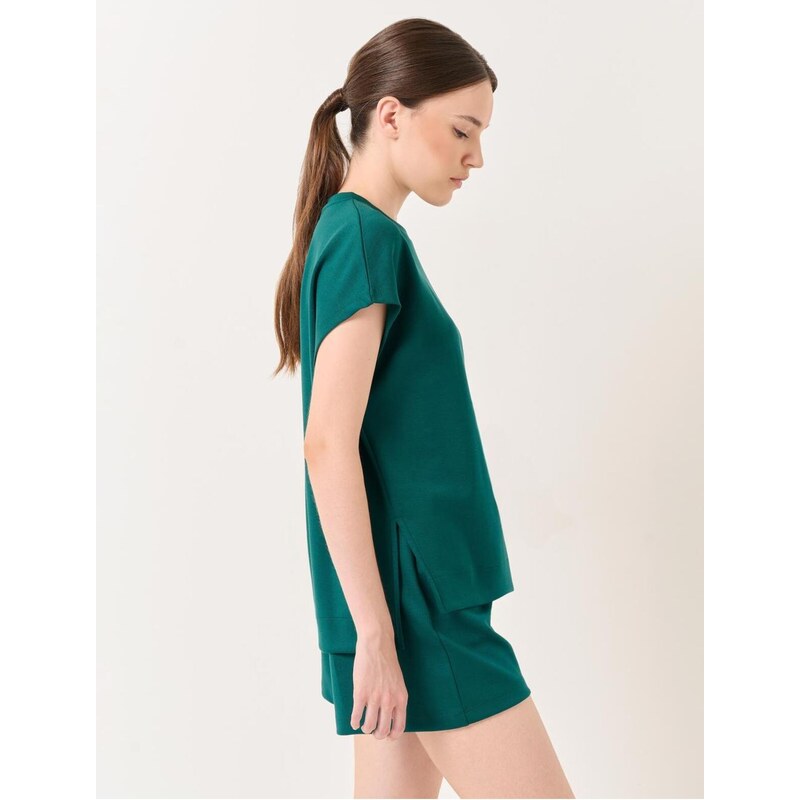 Jimmy Key Emerald Green Strapon Regular Waist Shorts