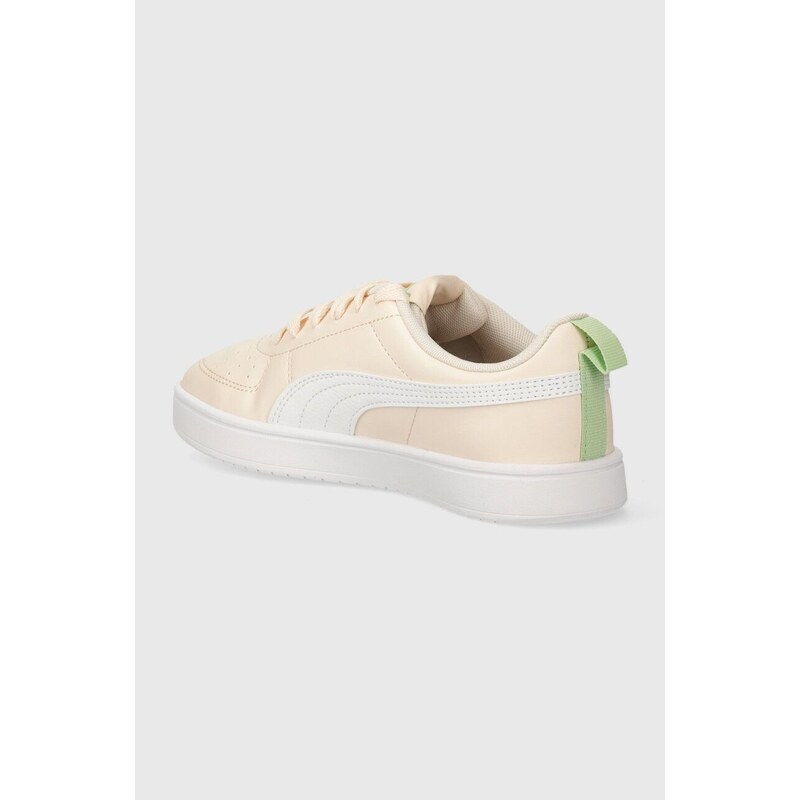 Dětské sneakers boty Puma Rickie Jr béžová barva