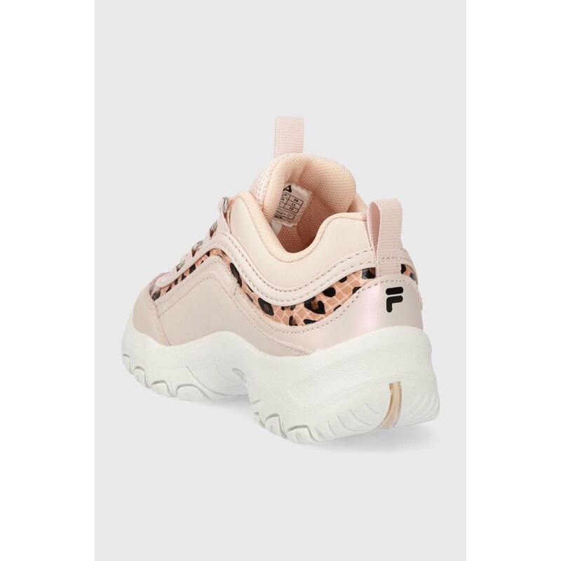 Dětské sneakers boty Fila STRADA A růžová barva