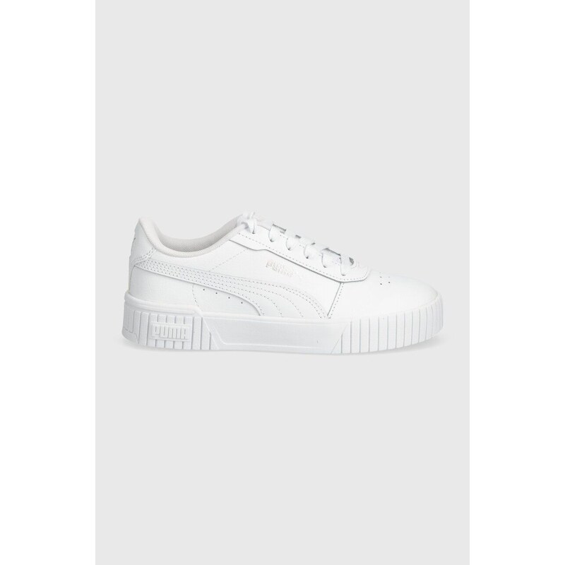 Dětské sneakers boty Puma Carina 2.0 Jr bílá barva