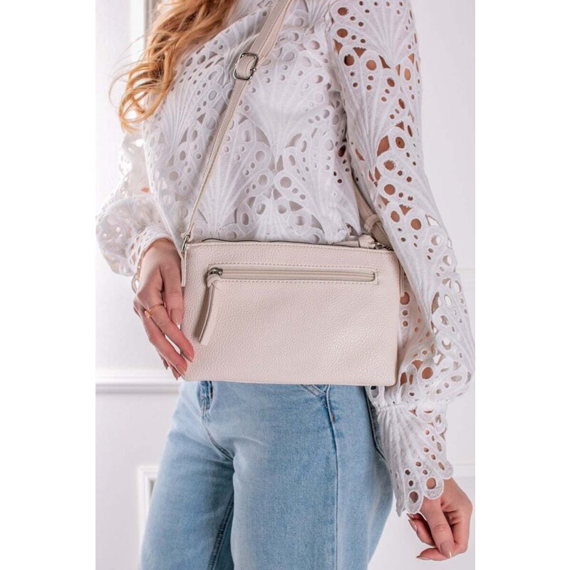 Tamaris Světle béžová crossbody kabelka Alessia 30441