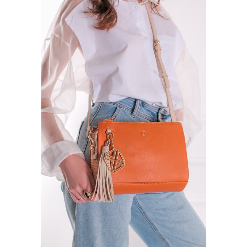 XTI Oranžová crossbody kabelka 184308