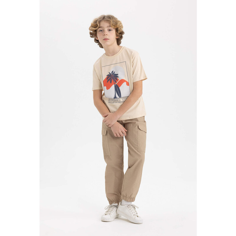 DEFACTO Boy Cargo Pocket Jogger Parachute Pants