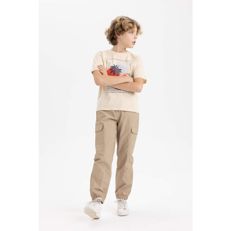 DEFACTO Boy Cargo Pocket Jogger Parachute Pants