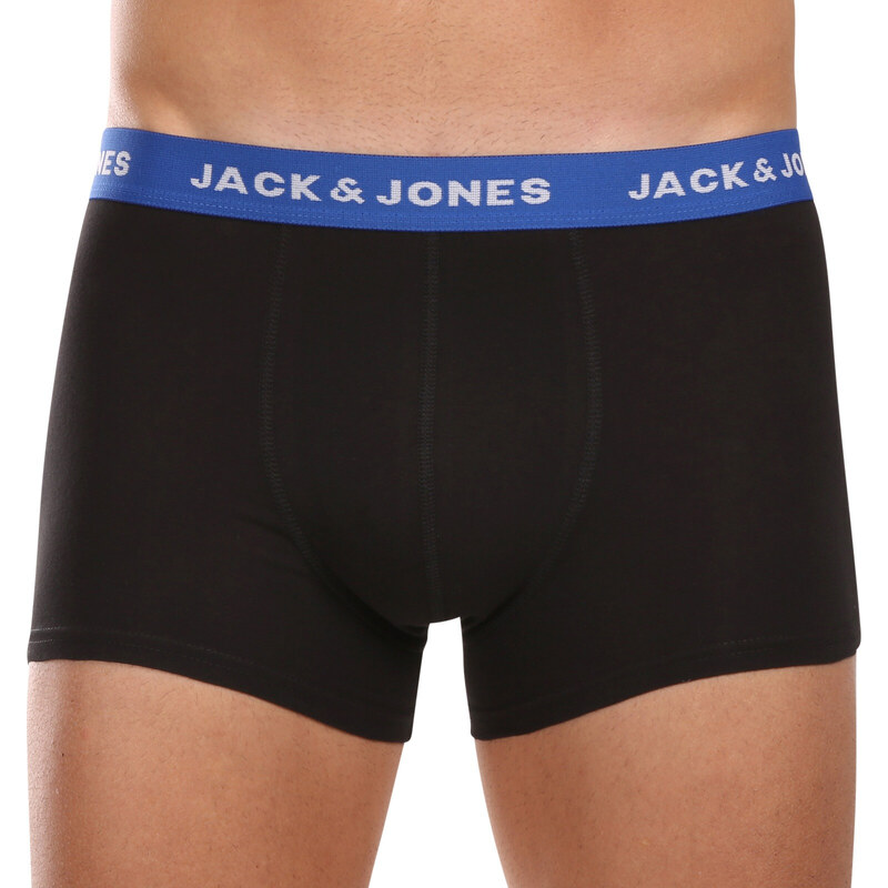 Jack & Jones 7PACK pánské boxerky Jack and Jones černé