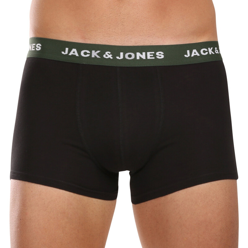 Jack & Jones 7PACK pánské boxerky Jack and Jones černé