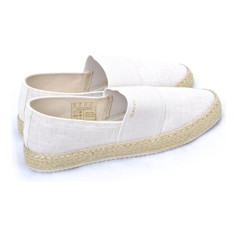 Letní espadrilky v luxusním zpracování Gant 28569606 béžová