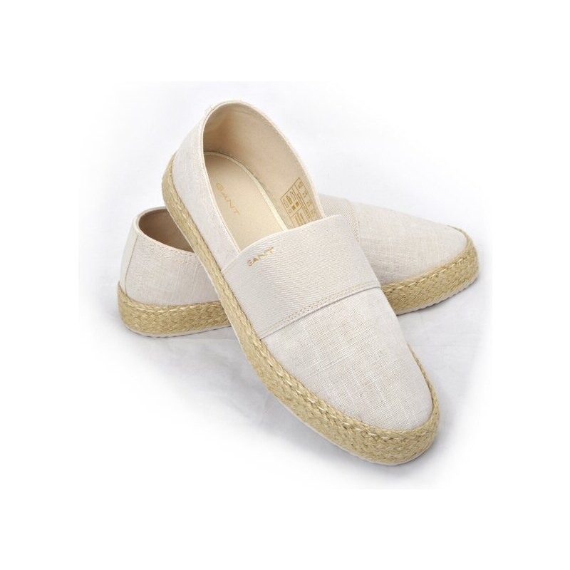 Letní espadrilky v luxusním zpracování Gant 28569606 béžová