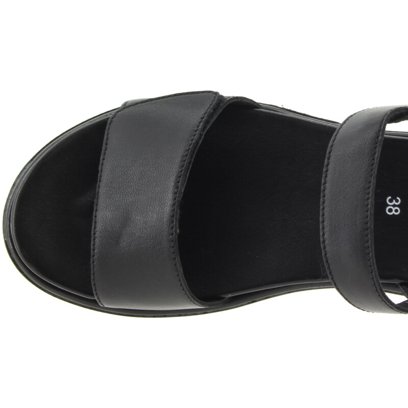 ARA Dámské kožené černé sandály 1233518-01-255
