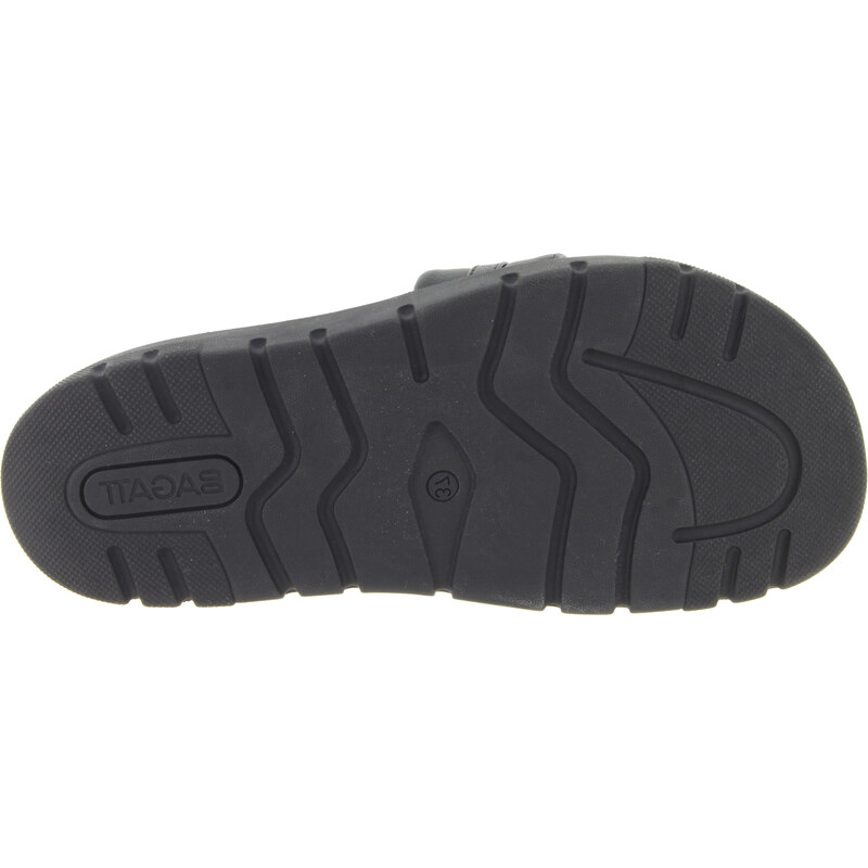 BAGATT Dámské černé pantofle D31-AK792-5000-1000-355