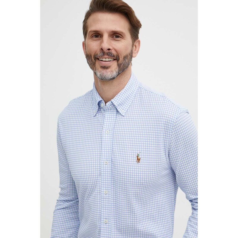 Bavlněná košile Polo Ralph Lauren regular, s límečkem button-down