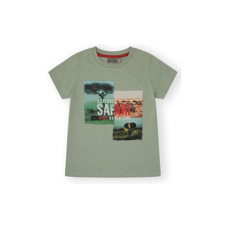 CANADA HOUSE Chlapecké tričko safari