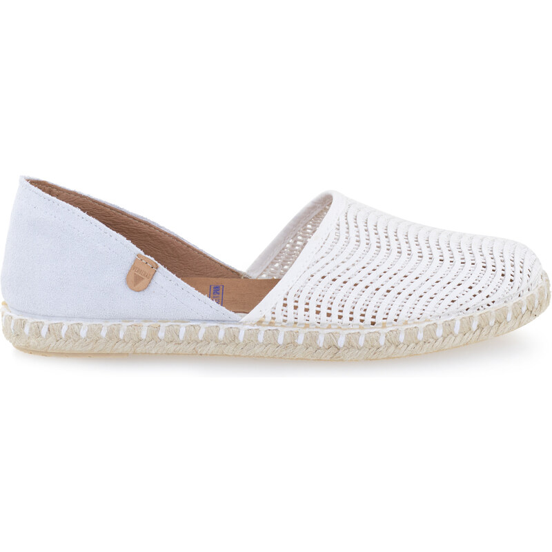 Verbenas, bílé espadrilky Carmen lato