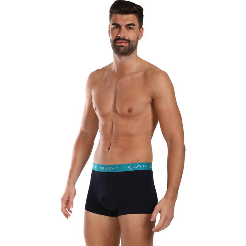 3PACK pánské boxerky Gant modré (902413003-779)