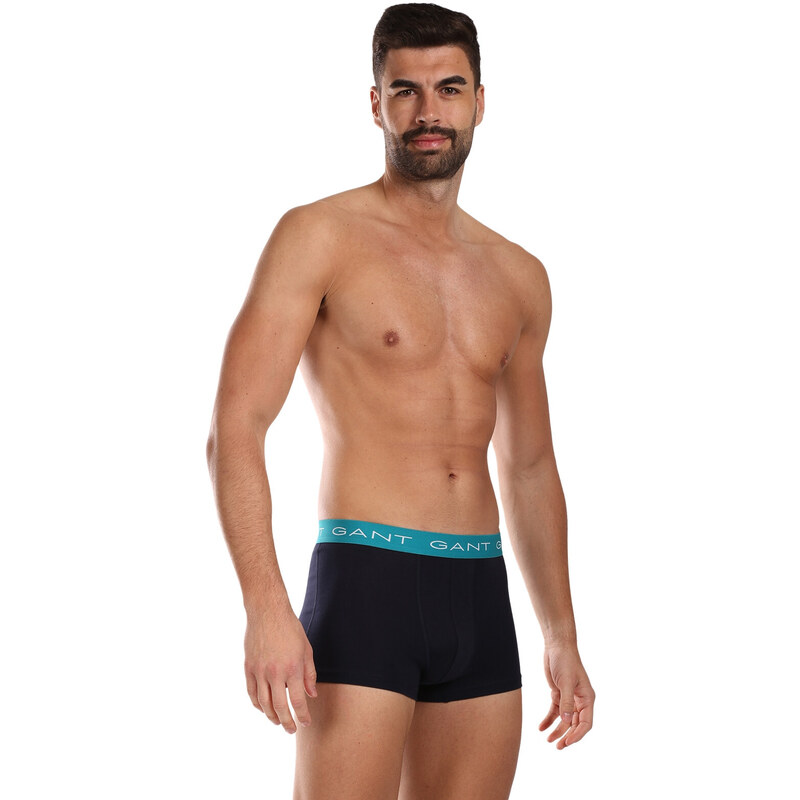 3PACK pánské boxerky Gant modré (902413003-779)