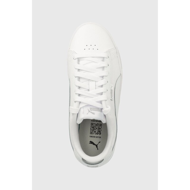 Kožené sneakers boty Puma bílá barva