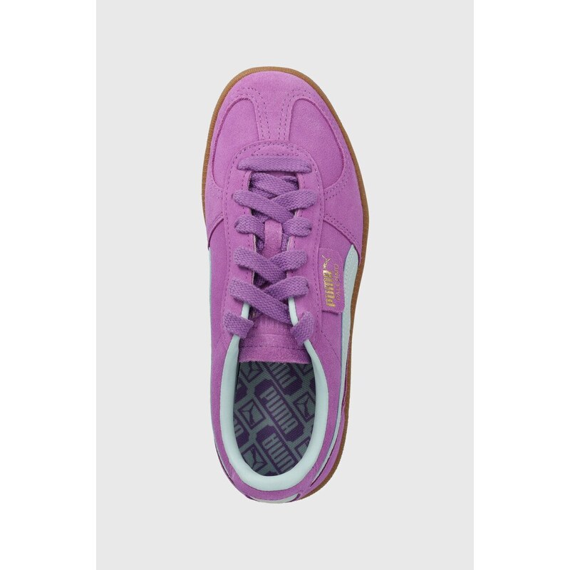 Semišové sneakers boty Puma Palermo Cobalt Glaze fialová barva, 396463