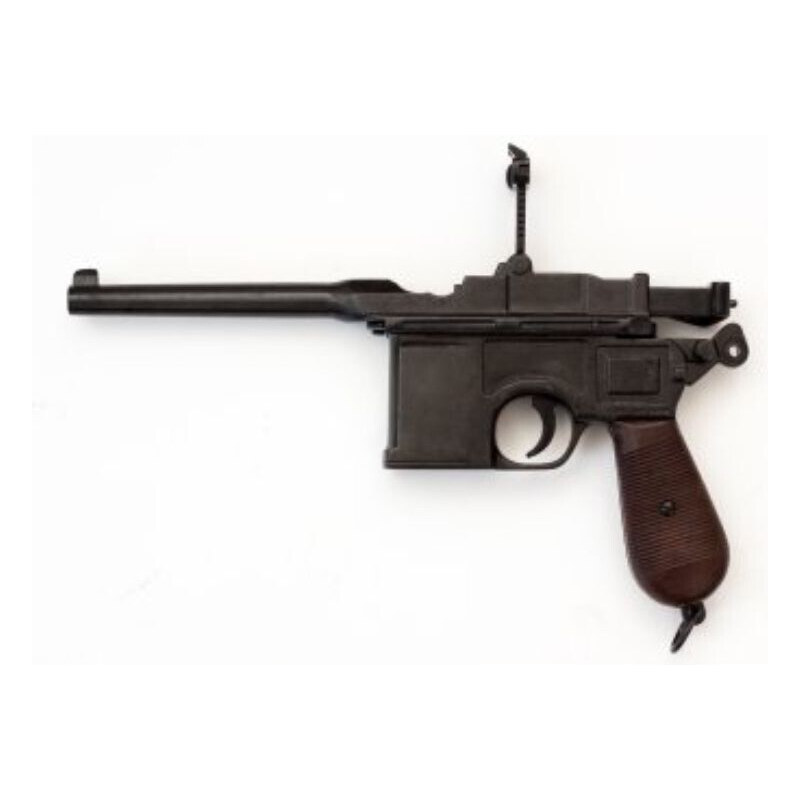 Denix Replika pistole Mauser 1898 - černá-hnědá