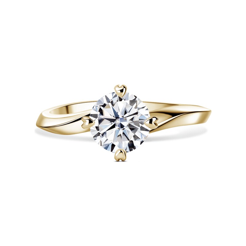 Danfil Freya | Zásnubní prsten se středovým diamantem 1.000ct, žluté zlato 46