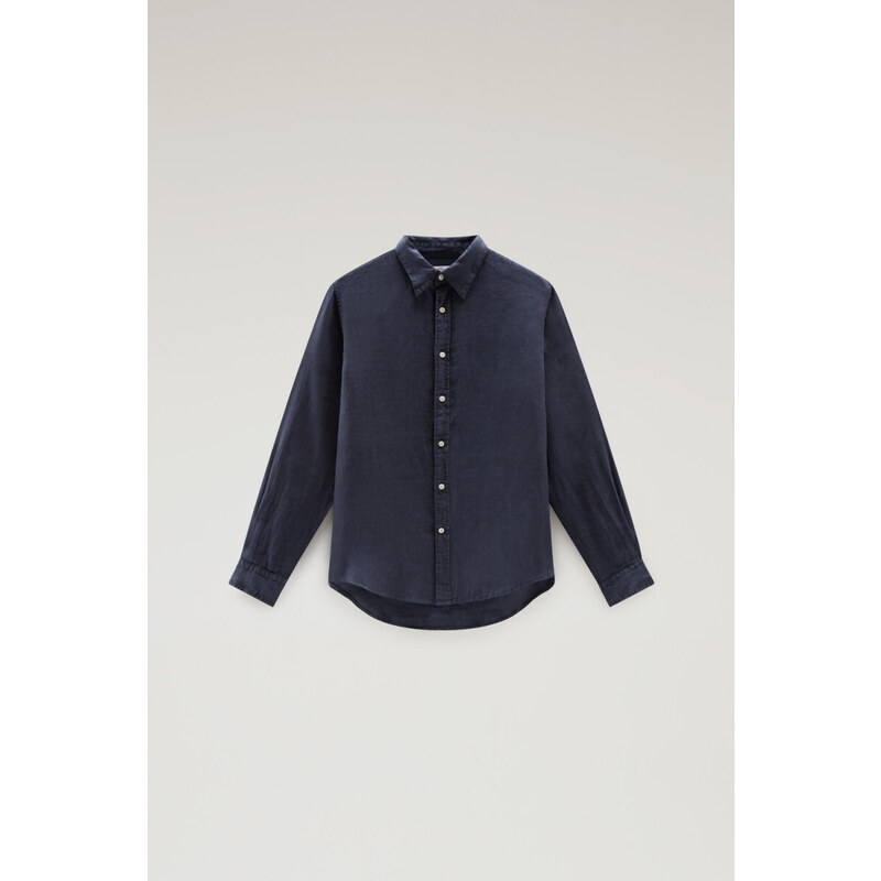 KOŠILE WOOLRICH LINEN SHIRT